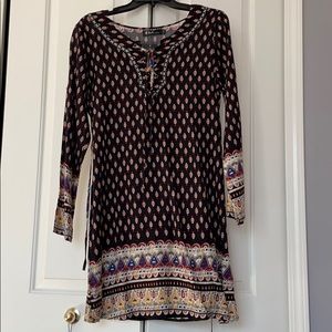 Nice dress with a south Asian inspired print